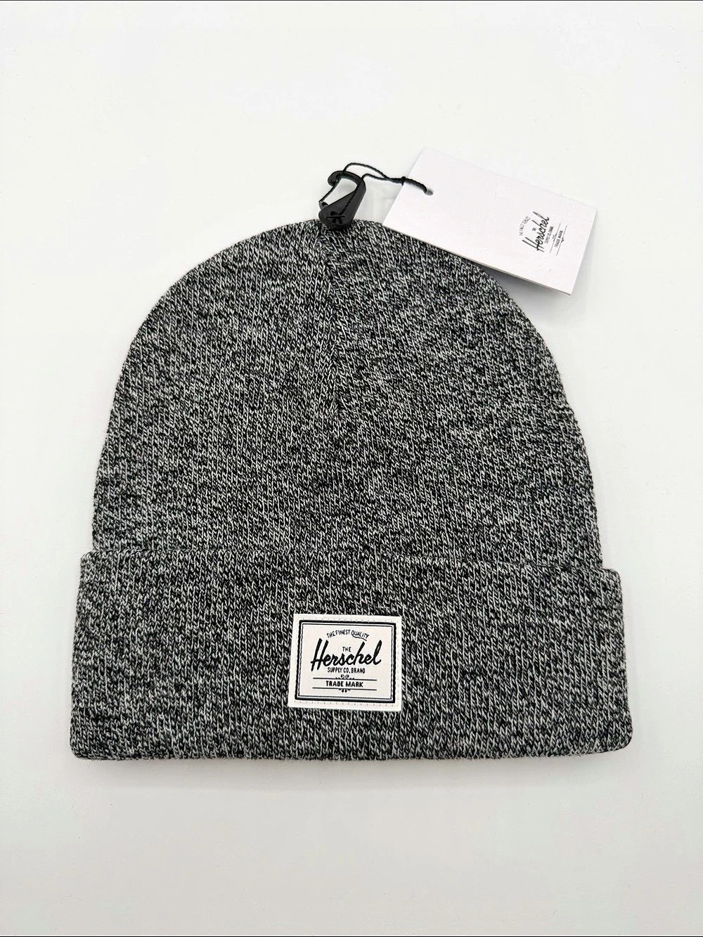 Herschel Knit Beanie in Black & White NWT